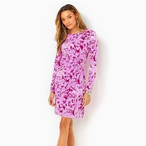 Lilly Pulitzer Lynn Long Sleeve Twist Dress Size S